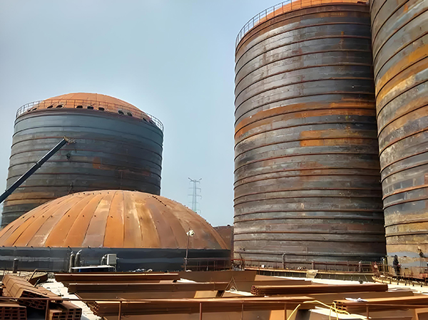 瑶海焦粉钢板仓